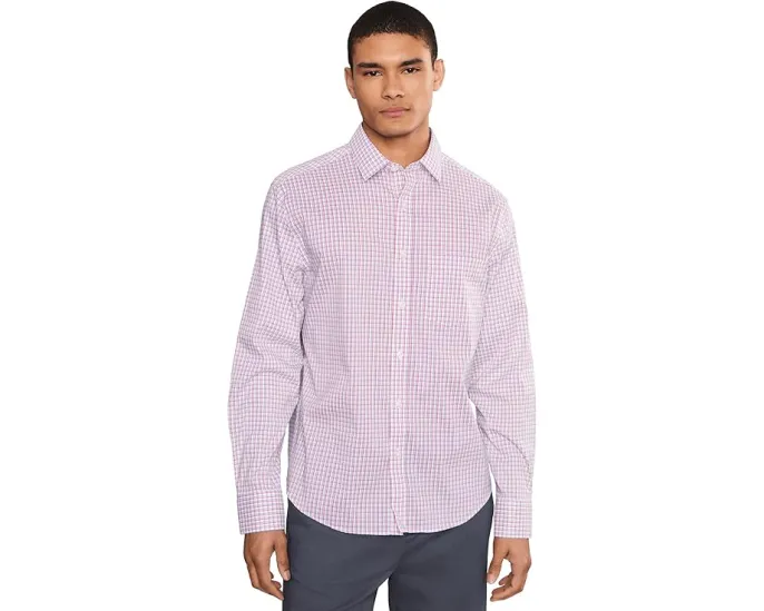 Рубашка UNTUCKit Cotton Tek Marten с длинным рукавом и клетчатым принтом