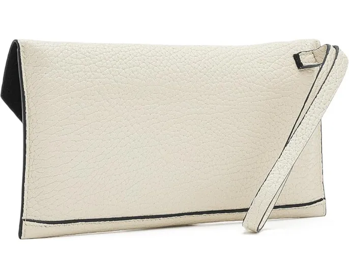 Косметичка Ursa Grain Pouch из зернёной кожи с ремешком от AllSaints