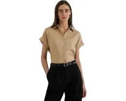 Рубашка Lauren Ralph Lauren с рукавом долман из льна