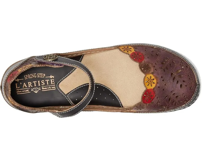 L'Artiste by Spring Step сабо Kysandra-Fleur с ручной росписью