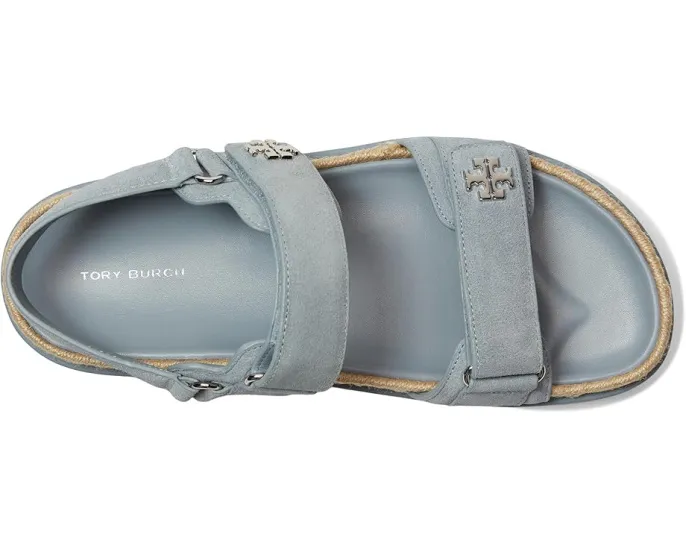 Сандалии Tory Burch Kira Rope Sport Sandal с ремешками на липучке и кожаной стелькой