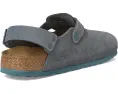 Клоги Birkenstock Tokio из замши с задним ремешком на пряжке