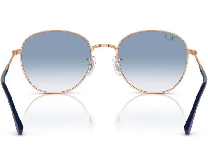 Солнцезащитные очки Ray-Ban 0RB3809 с металлической овальной оправой