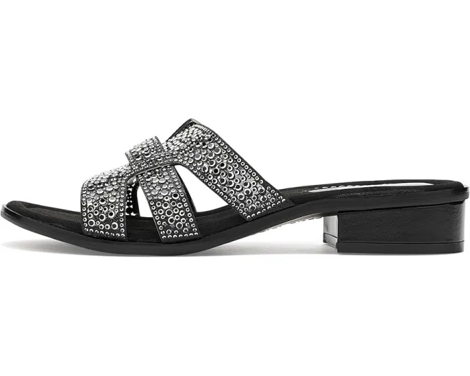 Сандалии David Tate Cristal с кристаллами и каблуком