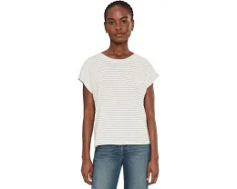 Футболка с коротким рукавом из органического хлопка Eileen Fisher в полоску