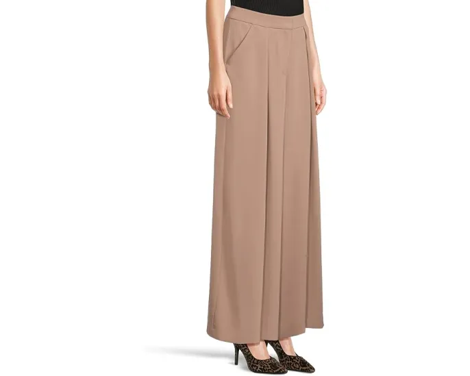 Широкие брюки Saige с драпировкой и складкой спереди