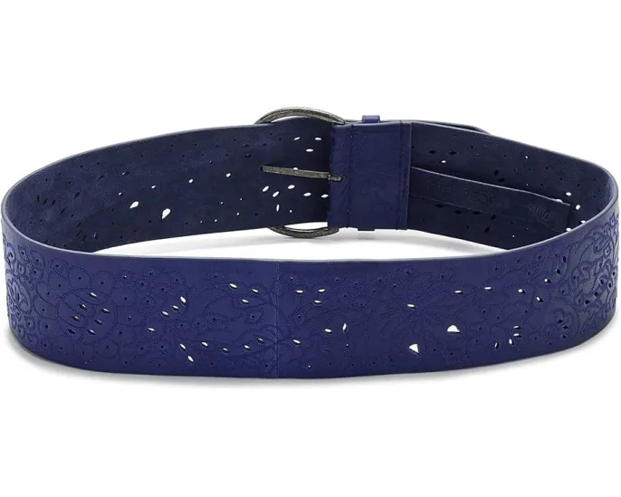 Широкий пояс Free People Laurel с прорезями и вышивкой