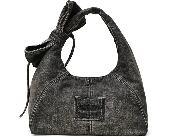 Сумка Marc Jacobs The Bow Denim Sack Bag с бантом из денима