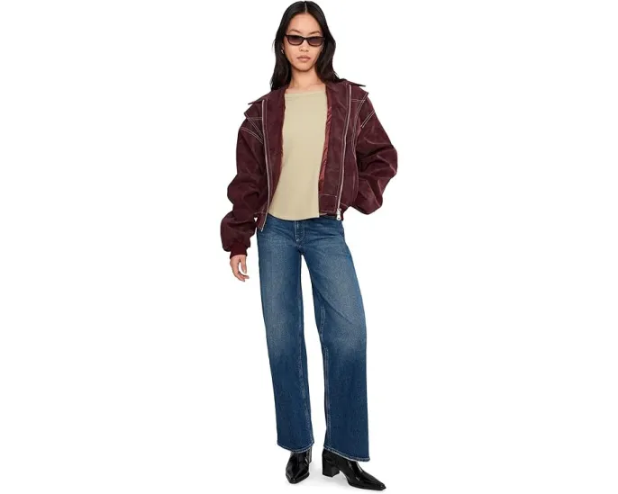 Оверсайз топ с длинным рукавом и опущенной проймой Mod-o-doc