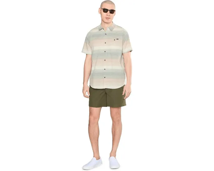 Рубашка Hurley Lido Stripe с коротким рукавом в полоску
