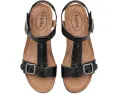 Сандалии Taos Footwear Top Notch на танкетке с кожаным верхом и декоративными пряжками
