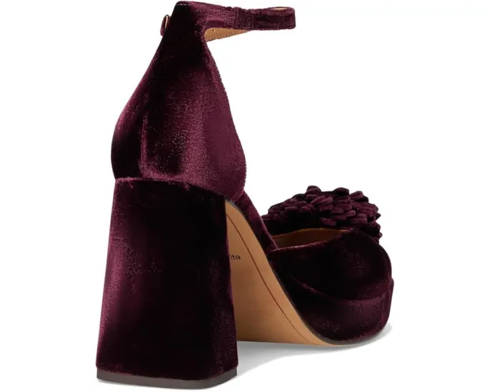 Босоножки Perel на платформе от Dolce Vita с велюровым верхом и помпоном