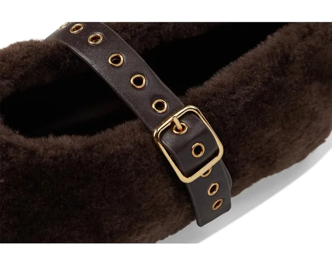 Туфли Mary Jane Remy с мехом Teddy и регулируемой пряжкой Madewell