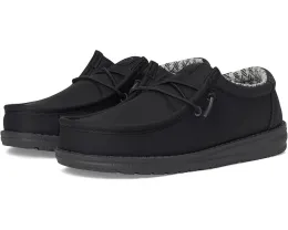 Детские слипоны Hey Dude Wally Classic с дышащим верхом и круглым носком