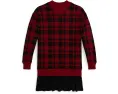 Платье для девочки Polo Ralph Lauren Kids из флиса в клетку Buffalo