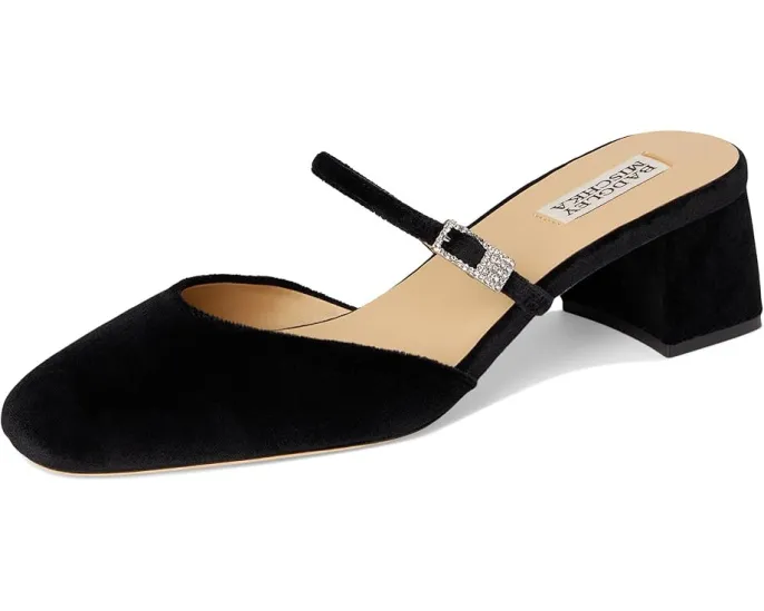 Туфли Badgley Mischka Valarie на квадратном каблуке с ремешком Mary Jane и украшенной пряжкой