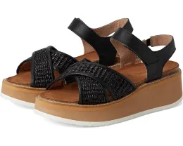 Сандалии Naot Pavlova на платформе с ремешками из рафии