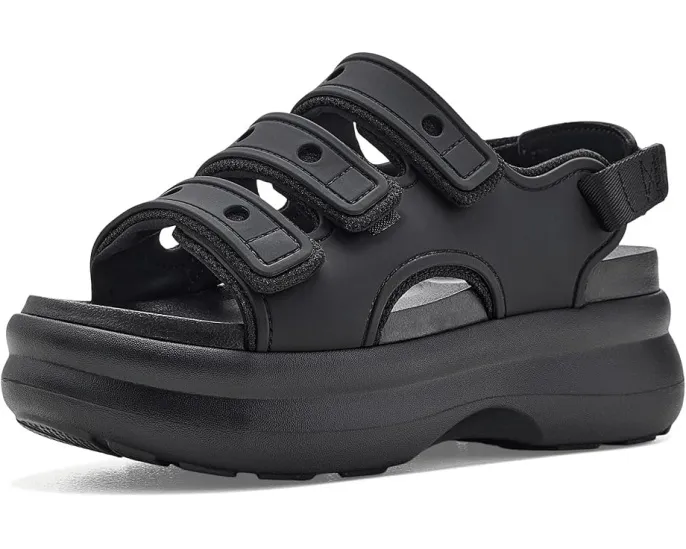 Босоножки Crocs Soho Sport Platform на платформе с тремя ремешками