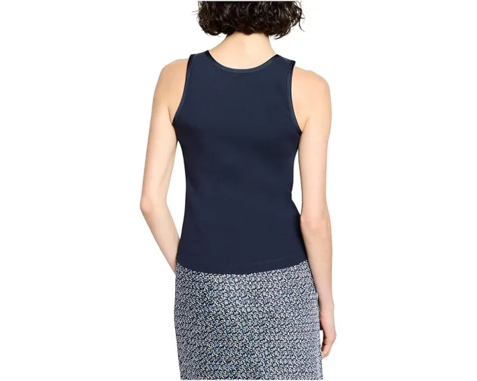 Топ NIC+ZOE с ребристой структурой и блестящей отделкой