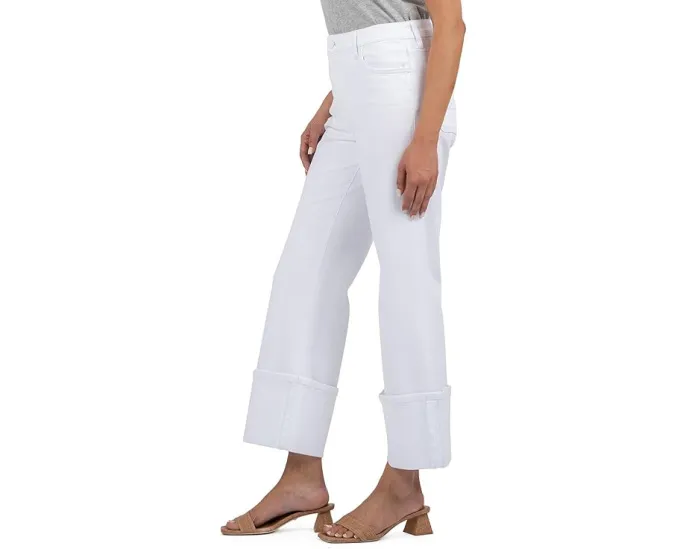 Джинсы KUT from the Kloth Charlotte с высокой посадкой и широкими штанинами