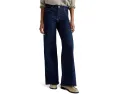 Джинсы AG Jeans Saige Mid Rise Wide Leg с широкими штанинами и расклешением