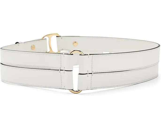 Широкий ремень Lauren Ralph Lauren Equestrian Double Wrap в конном стиле с двойной пряжкой