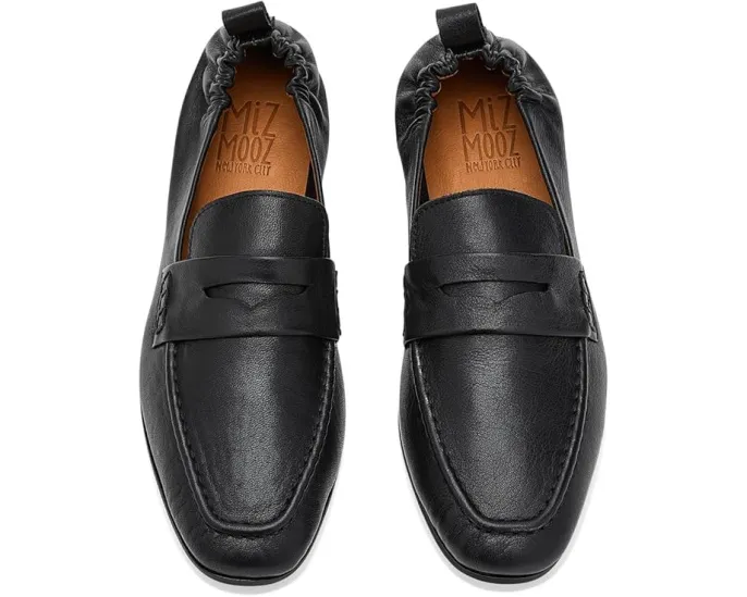Туфли Miz Mooz Geena Flats из мягкой кожи с мокасиновым носком и эластичной спинкой