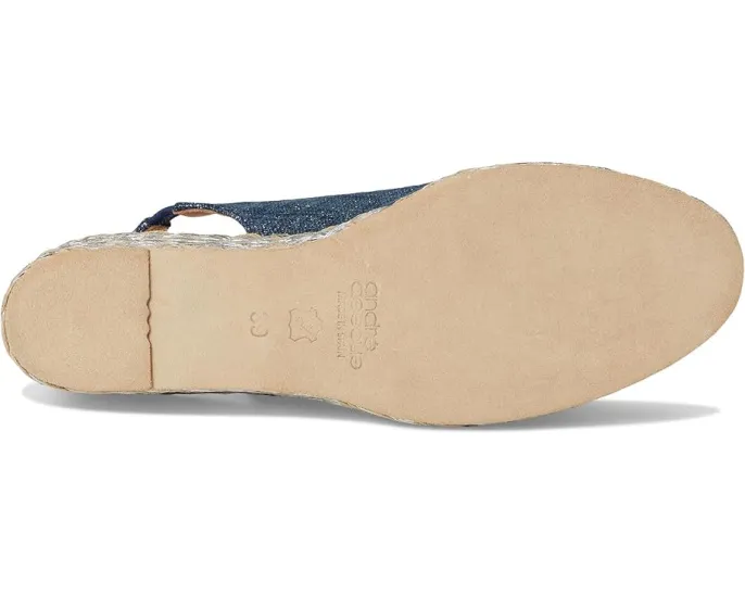 Andre Assous Сандалии Audrey на танкетке с плетеным верхом