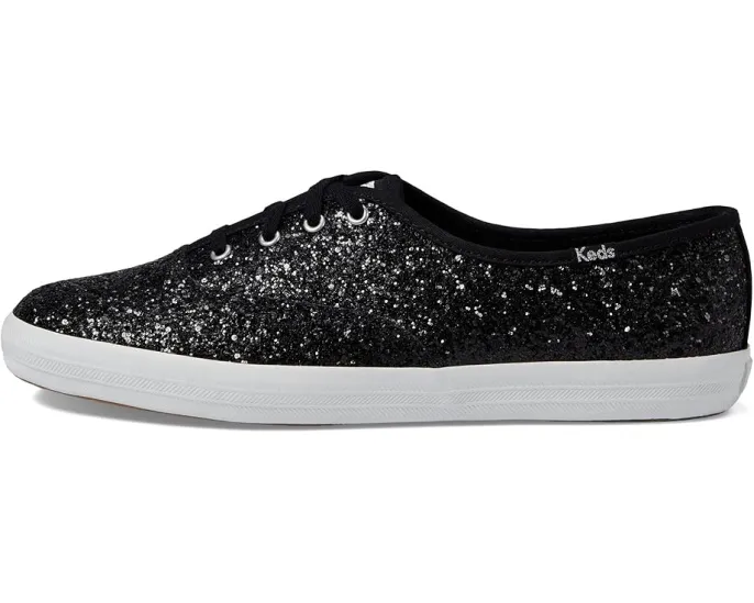 Кроссовки Keds Champion Glitter Lace Up с блестящим верхом и стелькой Softerra