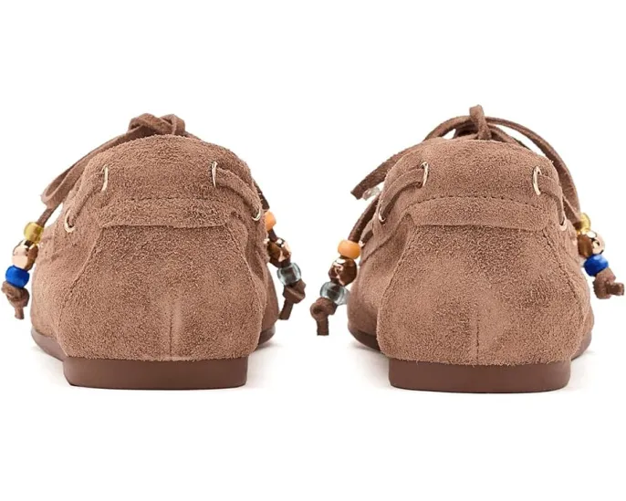 Мокасины Madewell Julien из замши с круглым носком и шнуровкой