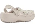 Crocs детские клоги Classic Crafted Canvas с веганской замшей и стежками
