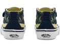 Кроссовки Vans Kids SK8 Mid Reissue V с верхом из замши и холста на липучках