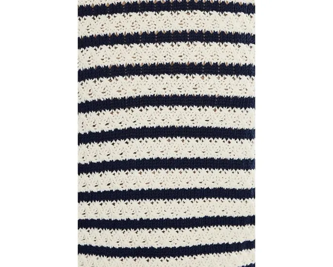 Свитер Tommy Bahama Pebblestone Bay Stripe Crew с рельефной вязкой