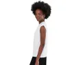 Топ Vince Relaxed Short Sleeve Drape Top с драпировкой на плече