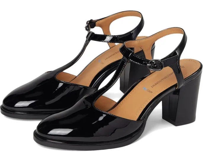 Лодочки Amy T-Strap с ремешком на щиколотке и платформой от Johnston & Murphy