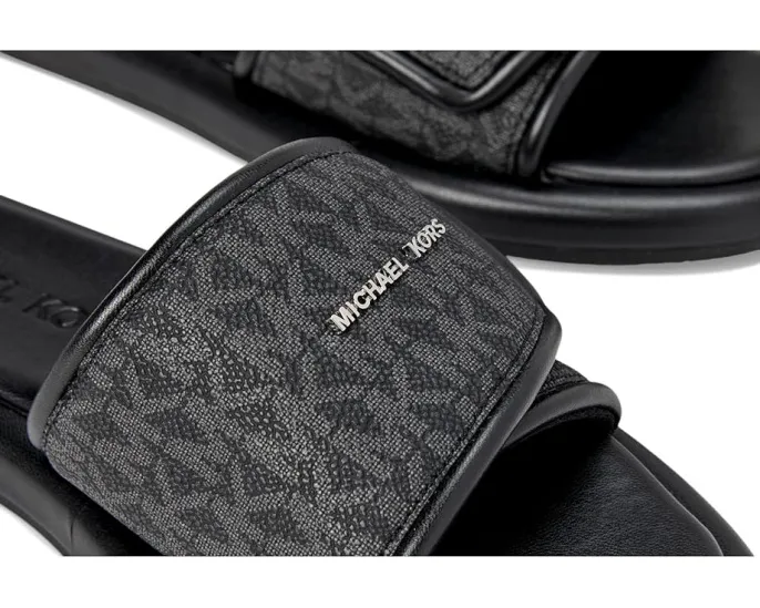Сланцы Suki Flat с квадратным носком и регулируемой застежкой MICHAEL Michael Kors