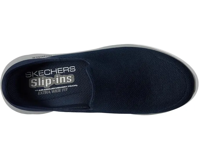 Бесконтактные слипоны SKECHERS Go Walk Flex с гелевой подушкой в пятке и стелькой из пены с эффектом памяти