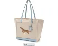 Сумка тоут Lauren Ralph Lauren Cameryn с вышивкой собаки