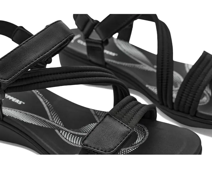 Сандалии Clarks Breezerae Sun на платформе с регулируемыми ремешками
