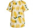 Appaman Kids Puff Dress из хлопка с короткими рукавами и рюшами на подоле