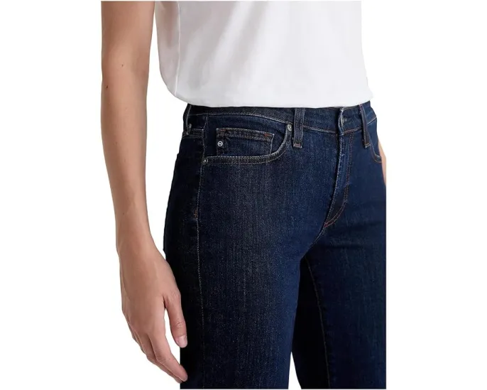 Джинсы AG Jeans Sandra Low Rise Slim Straight с низкой посадкой и прямым кроем