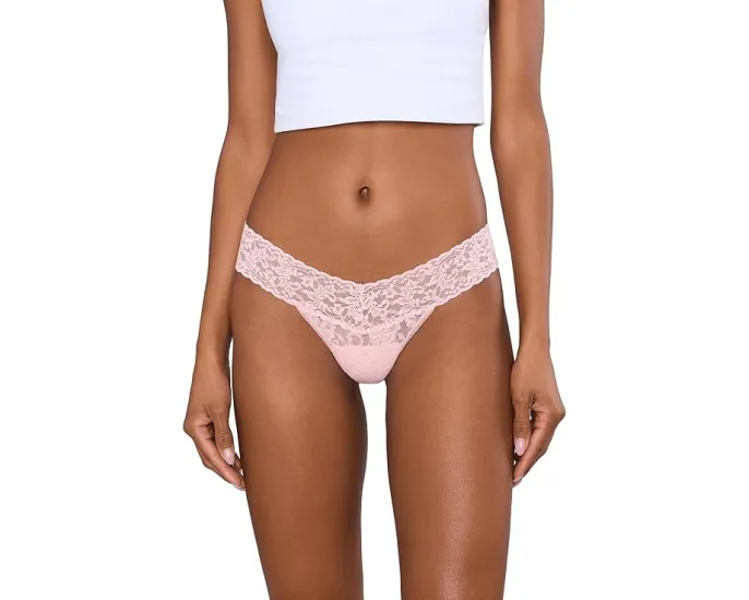 Набор из 5 трусов-танга Signature Lace Low Rise от Hanky Panky