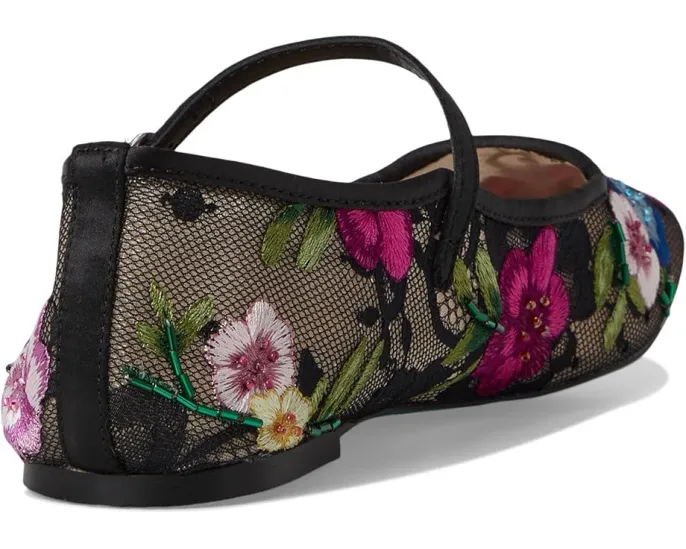 Балетки Blue by Betsey Johnson Nova с цветочной вышивкой и квадратным носком