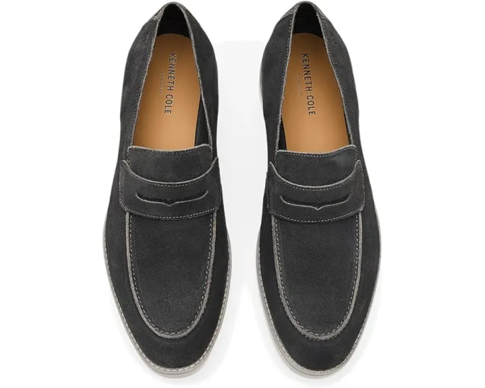 Лоферы Kenneth Cole Savon из гладкой замши на резиновой подошве