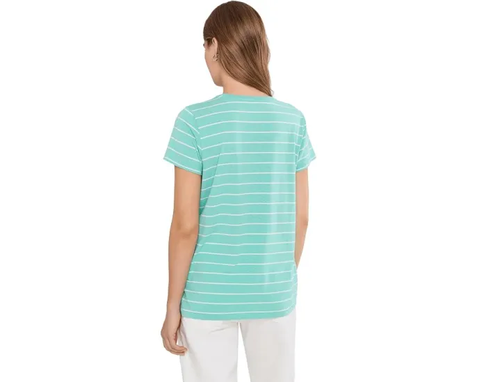Футболка L.L.Bean Soft Stretch Supima с круглым вырезом и полосками