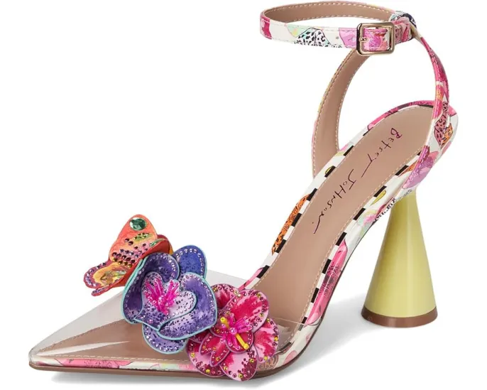 Босоножки Chelsie на шпильке с цветочным декором от Blue by Betsey Johnson