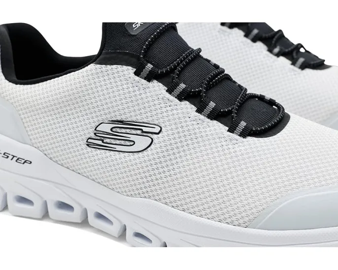 Эластичные кроссовки SKECHERS Glide-Step Noltek с геометрической подошвой