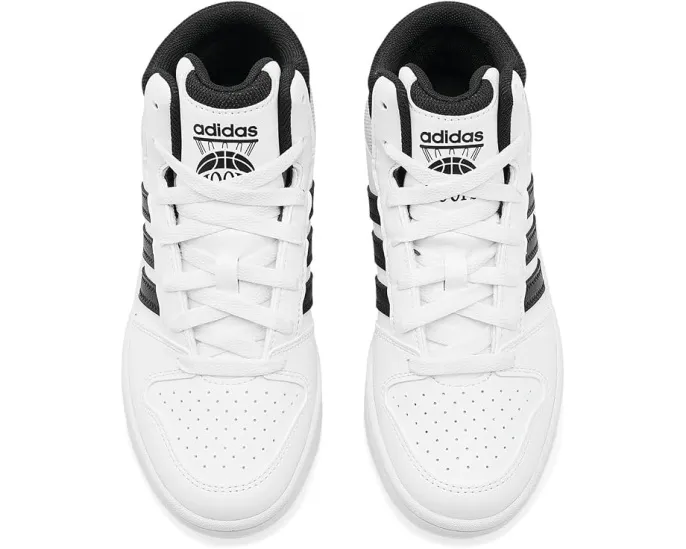 Кроссовки Adidas Hoops Mid Classic для детей с верхом из кожзаменителя