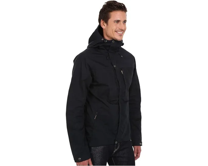 Куртка Fjällräven Skogsö из ткани G-1000 с капюшоном и кожаными деталями