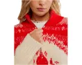 Свитер Free People Mythical с воротником и молнией на четверть